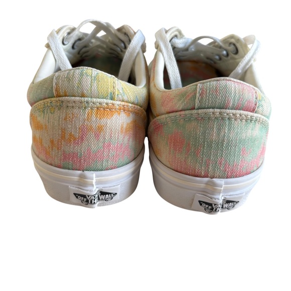 VANS‎ Ward Canvas Women's Psychedelic Tie Dye Low Top Sneakers Shoes Size 7 - Picture 2 of 9